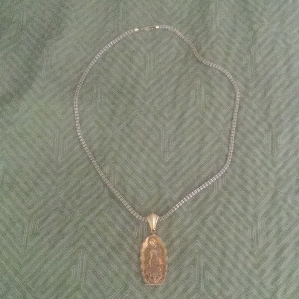 Custom diamond and gold necklace